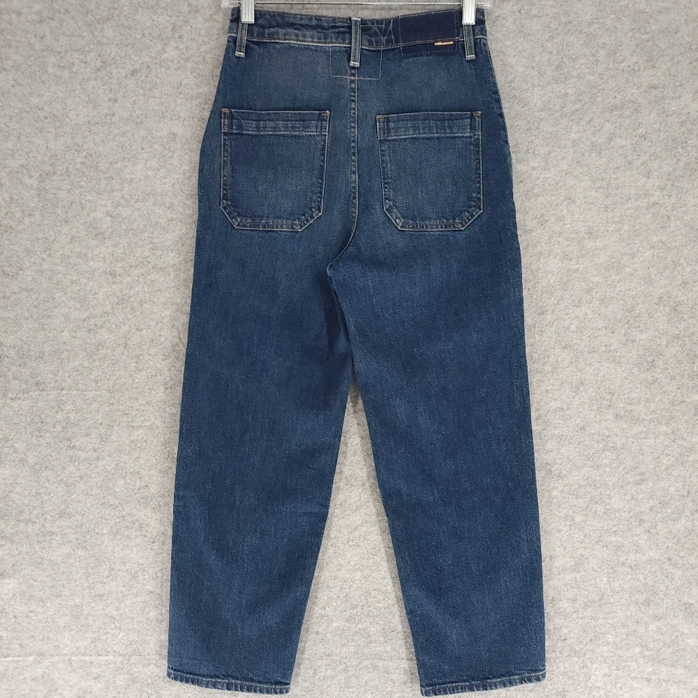 Mother Superior The Private Zip Pocket Ankle Jeans in Mile High - Picture 3 of 10